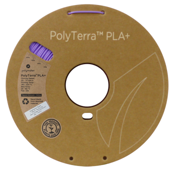 Polymaker PolyTerra PLA + | Filamento para impresión 3D | 1,75 mm (1Kg) | Violeta