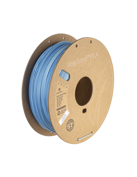 Polymaker Polyterra PLA Dual Colour | 3D Druck Filament | 1,75 mm (1Kg) | Glacier Blue (Eisblau)