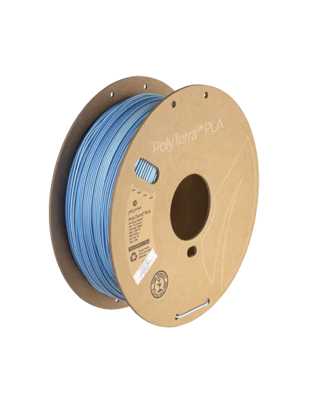 Polymaker Polyterra PLA Dual Colour | 3D Druck Filament | 1,75 mm (1Kg) | Glacier Blue (Eisblau)