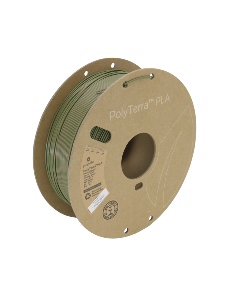 Polymaker Polyterra PLA Dual Color | Filamento para impresión 3D | 1,75 mm (1Kg) | Camuflaje (verde oscuro-marrón)