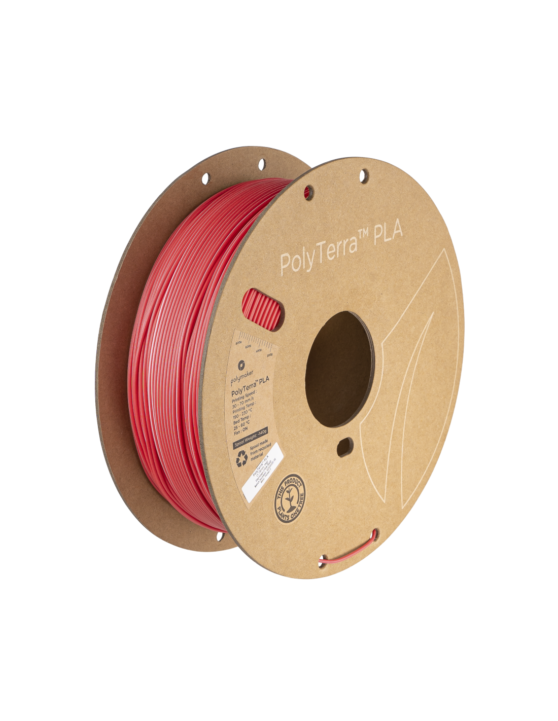 Polymaker Polyterra PLA Dual Color : 3D Printing Filament : 1,75 mm (1Kg) : Flamingo (pink-red)