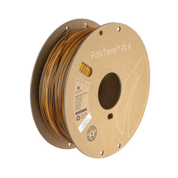 Polymaker Polyterra PLA Dual Color | 3D Printing Filament | 1,75 mm (1Kg) | Orange shade (orange-black)