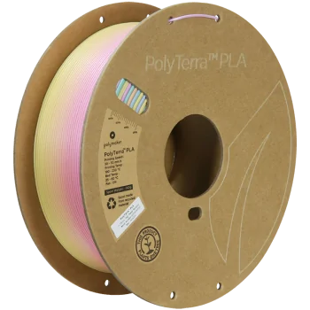 Polymaker Polyterra PLA Gradient : Filament pour Impression 3D : 1,75 mm (1Kg) : Pastel arc-en-ciel