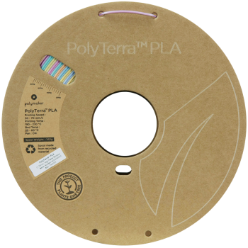 Polymaker Polyterra PLA Gradient : Filament pour Impression 3D : 1,75 mm (1Kg) : Pastel arc-en-ciel