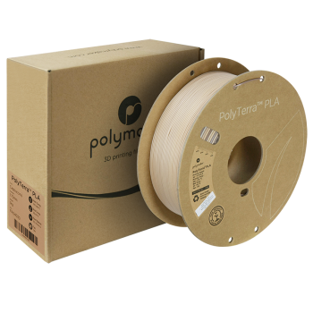 Polymaker Polyterra PLA Gradient | Filamento para impresión 3D | 1,75 mm (1Kg) | Beige Cappuccino