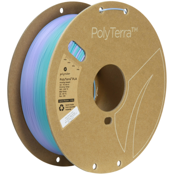 Polymaker Polyterra PLA Gradient : Filament pour Impression 3D : 1,75 mm (1Kg) : Hiver (bleu-glace-violet)