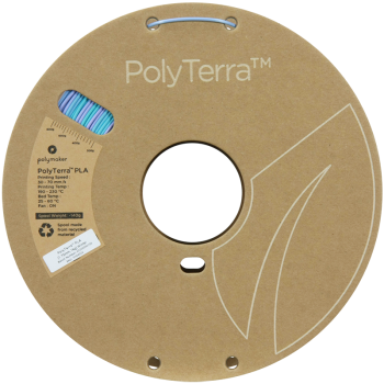 Polymaker Polyterra PLA Gradient | Filamento para impresión 3D | 1,75 mm (1Kg) | Invierno (azul hielo-violeta)