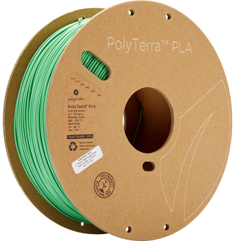 Polymaker PolyTerra PLA | Filamento para impresión 3D | 1,75 mm (1Kg) | Verde Forrest