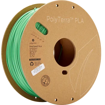 Polymaker PolyTerra PLA : Filament d'impression 3D : 1,75 mm (1Kg) : Vert forêt