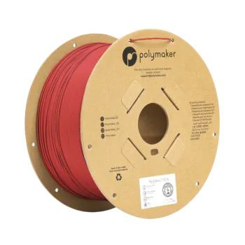 Polymaker PolyTerra PLA | Filamento para impresión 3D | 1,75 mm (3Kg) | Rojo Lava