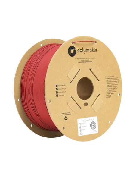 Polymaker PolyTerra PLA | 3D Printing Filament | 1,75 mm (3Kg) | Lava Red