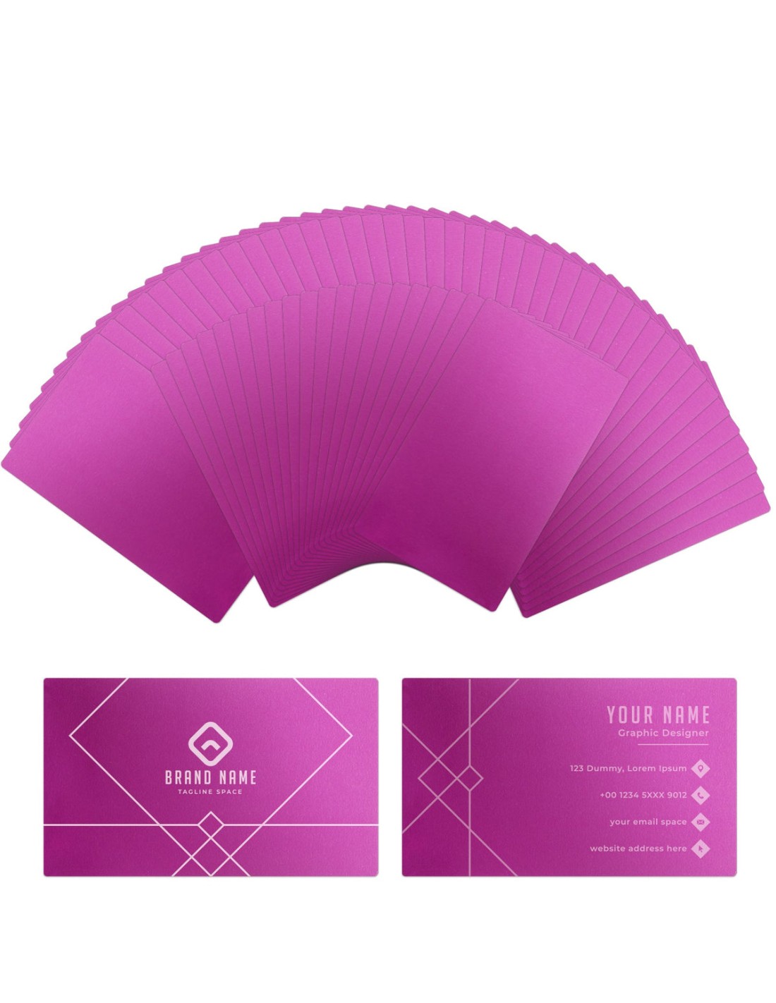 xTool Metal Business Cards - 60pcs | Purple