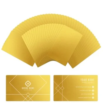 xTool Metal Business Cards - 60pcs | Gold