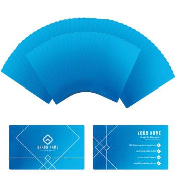 Cartes de visite en métal xTool - 60pcs | Bleu