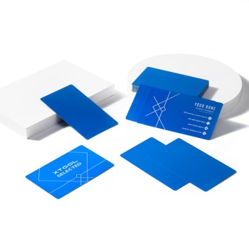 Cartes de visite en métal xTool - 60pcs | Bleu