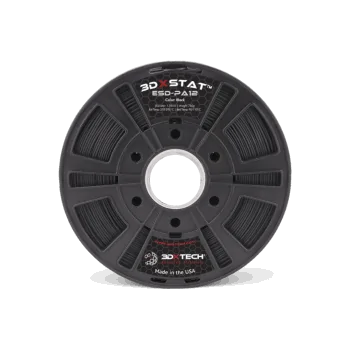 3DXTech STAT™ ESD-PA12: 3D-printfilament: 1,75 mm (0,75 kg): Sort