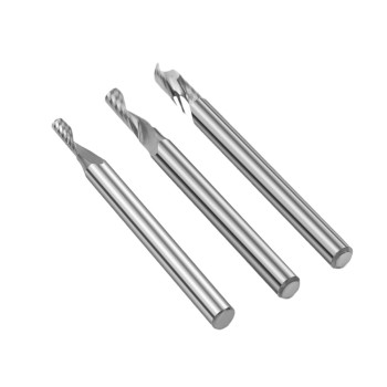 Fresa de topo de carboneto de 3,175 mm TwoTrees HRC55 para CNC- 3pcs