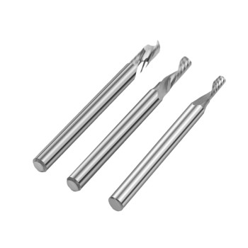 Fresa de topo de carboneto de 3,175 mm TwoTrees HRC55 para CNC- 3pcs