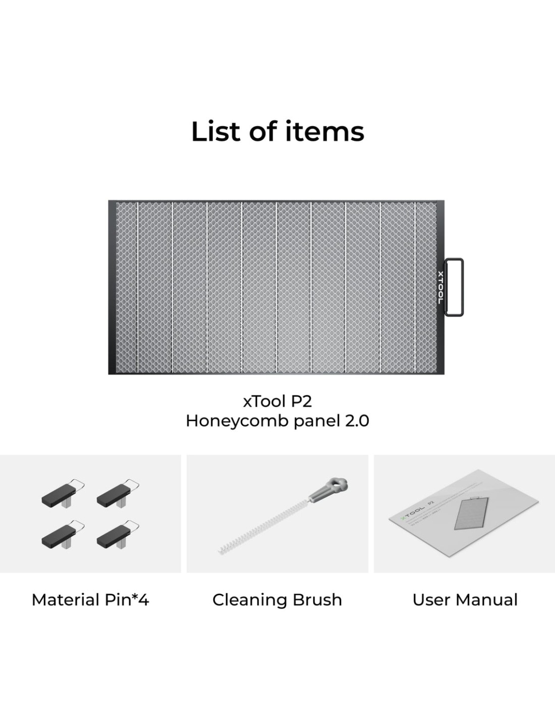 xTool P2 Painel Honeycomb 2.0