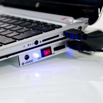 CoolingPad-X700 Aluminum Laptop Cooling Base with USB hub