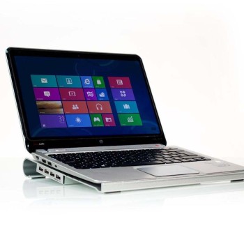 CoolingPad-X700 Base de refroidissement en aluminium pour ordinateur portable avec hub USB