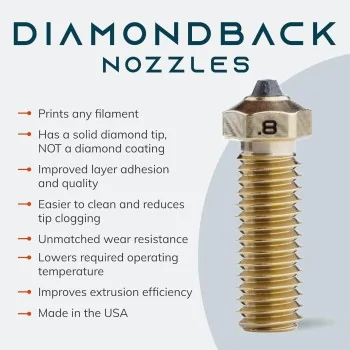 DiamondBack Volcano Nozzle | 0,8 mm