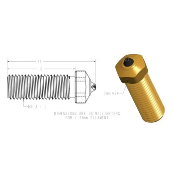 DiamondBack Volcano Nozzle | 0,8 mm