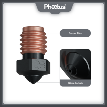 Phaetus PS Boquilla de carburo de silicio | 0,4 mm - 1,75 mm | 1 ud