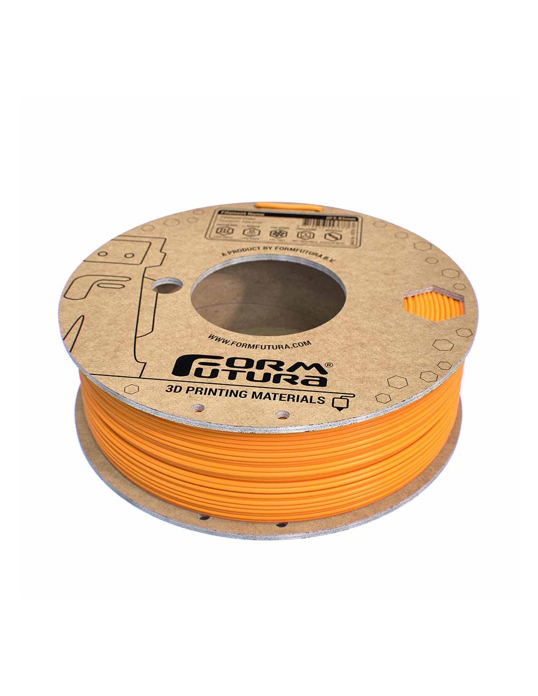 FormFutura EasyFil ePLA | Filamento para impresión 3D | 1,75mm (0,25Kg) | Naranja luminoso