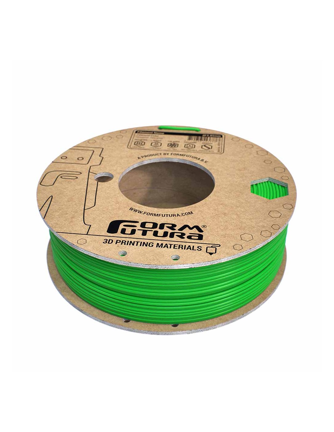 FormFutura EasyFil ePLA | Filamento para impresión 3D | 1,75mm (0,25Kg) | Verde luminoso