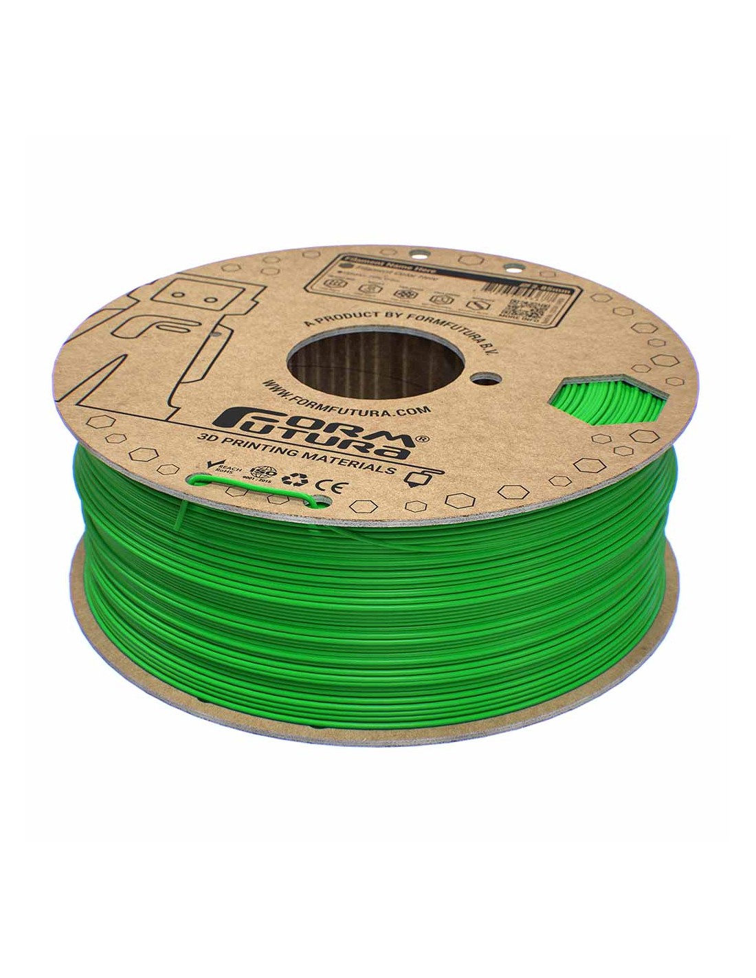 FormFutura EasyFil ePLA | Filamento para impresión 3D | 1,75mm (1Kg) | Verde luminoso