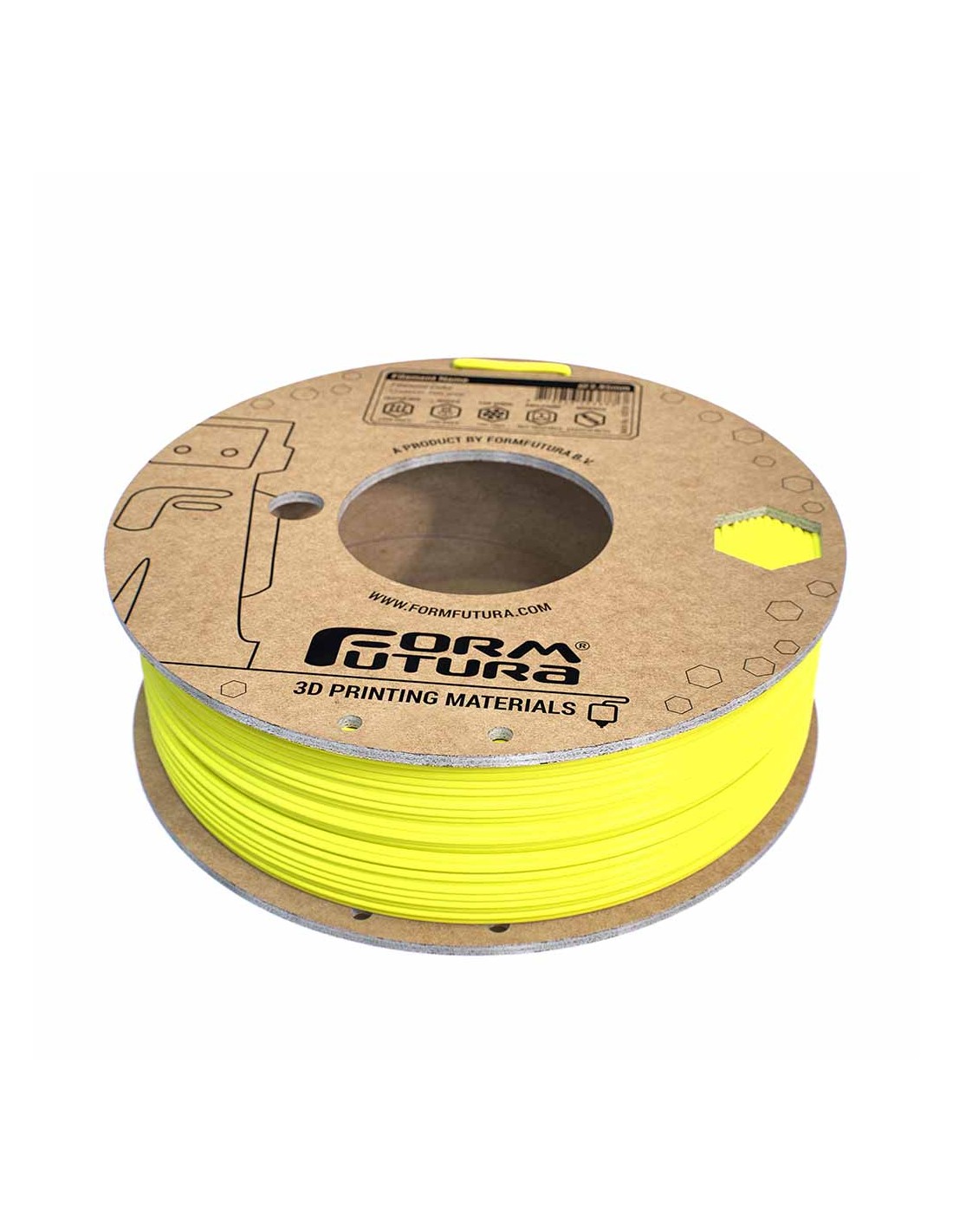 FormFutura EasyFil ePLA | Filamento para impresión 3D | 1,75mm (0,25Kg) | Amarillo luminoso