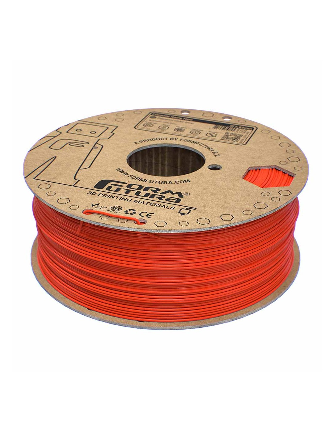 FormFutura EasyFil ePLA | Filamento para impresión 3D | 1,75mm (1Kg) | Naranja puro