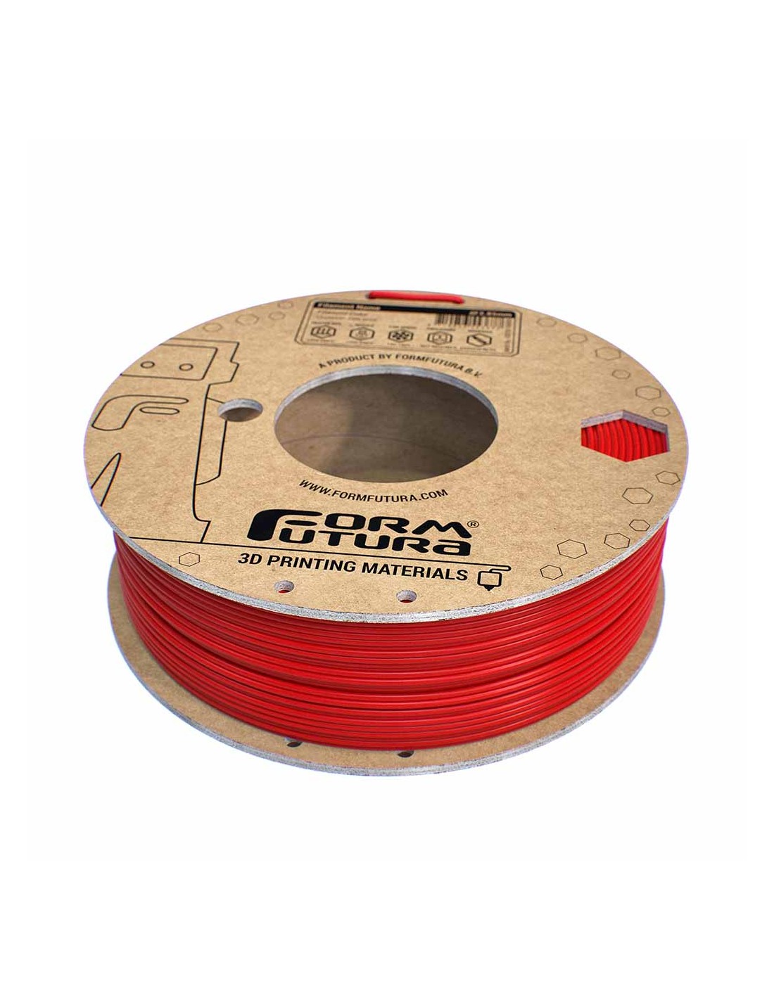 FormFutura EasyFil ePLA | Filamento para impresión 3D | 1,75mm (0,25Kg) | Rojo tráfico