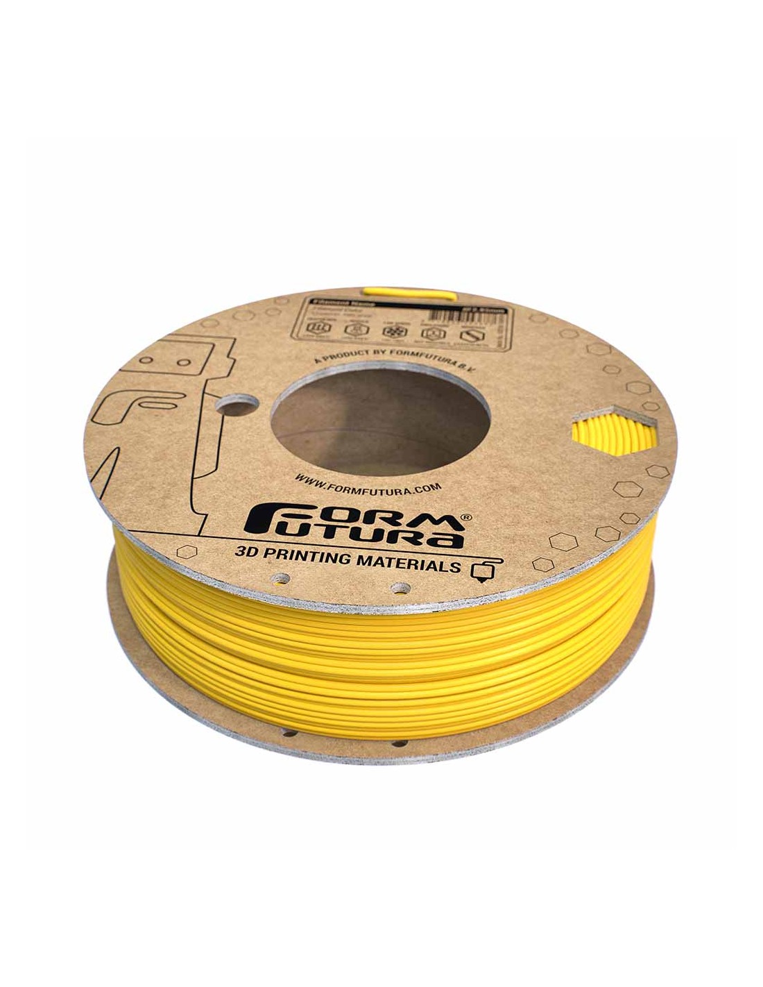 FormFutura EasyFil ePLA | Filamento para impresión 3D | 1,75mm (0,25Kg) | Amarillo tráfico