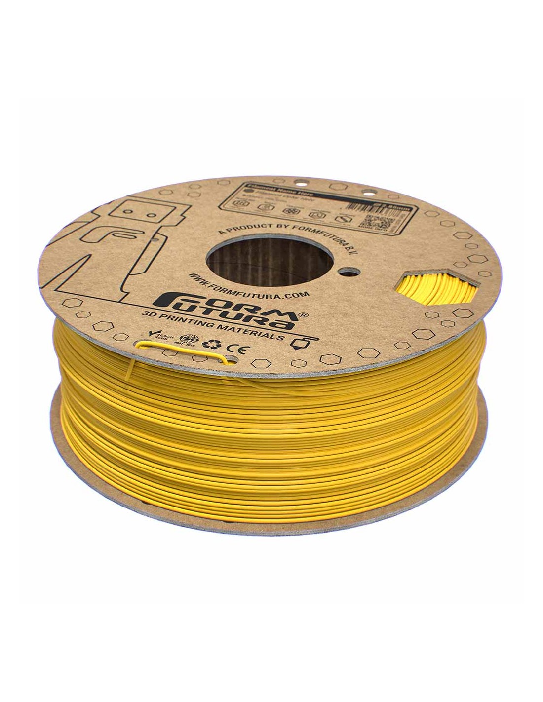 FormFutura EasyFil ePLA | Filamento para impresión 3D | 1,75mm (1Kg) | Amarillo tráfico