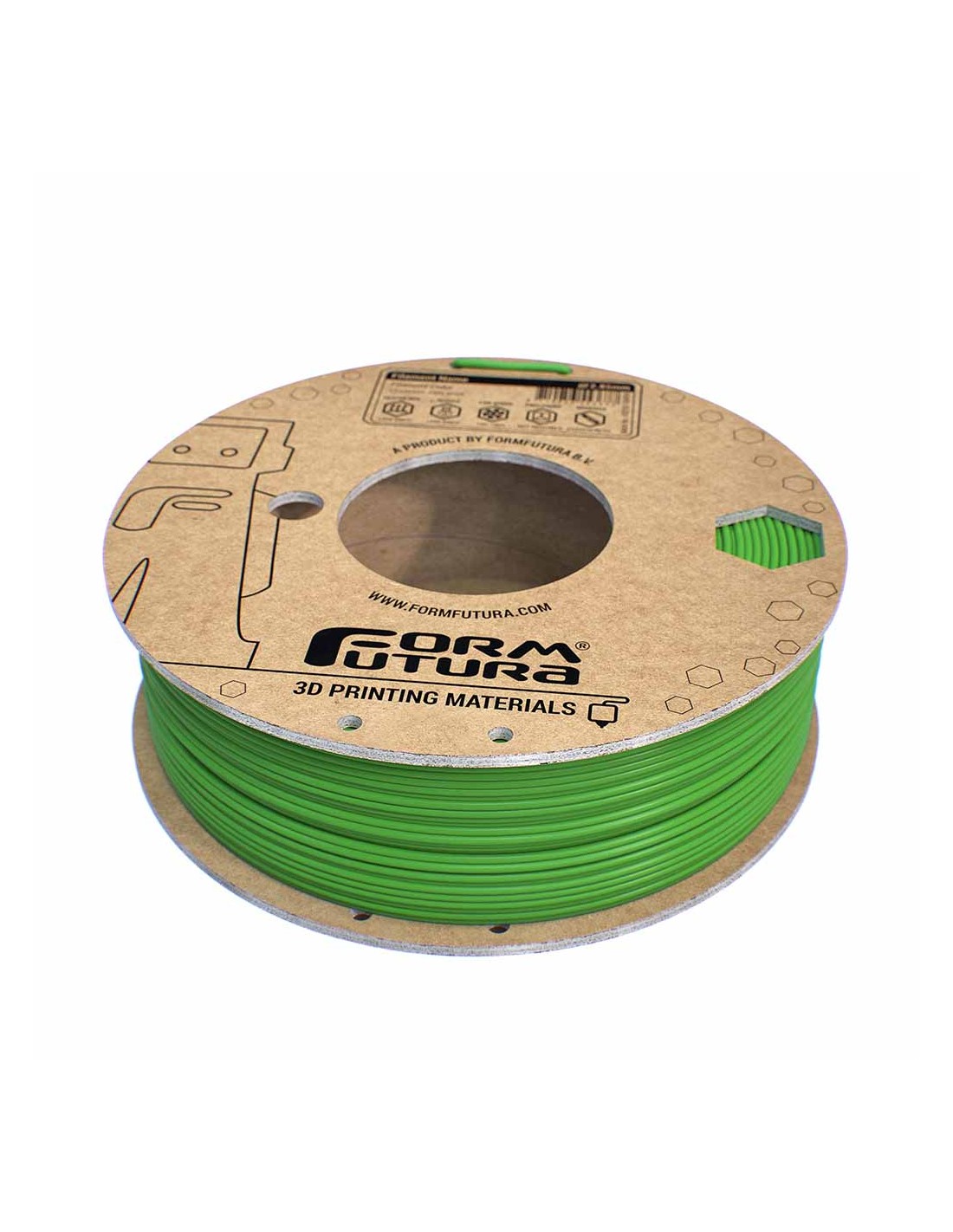 FormFutura EasyFil ePLA | Filamento para impresión 3D | 1,75mm (0,25Kg) | Verde amarillo