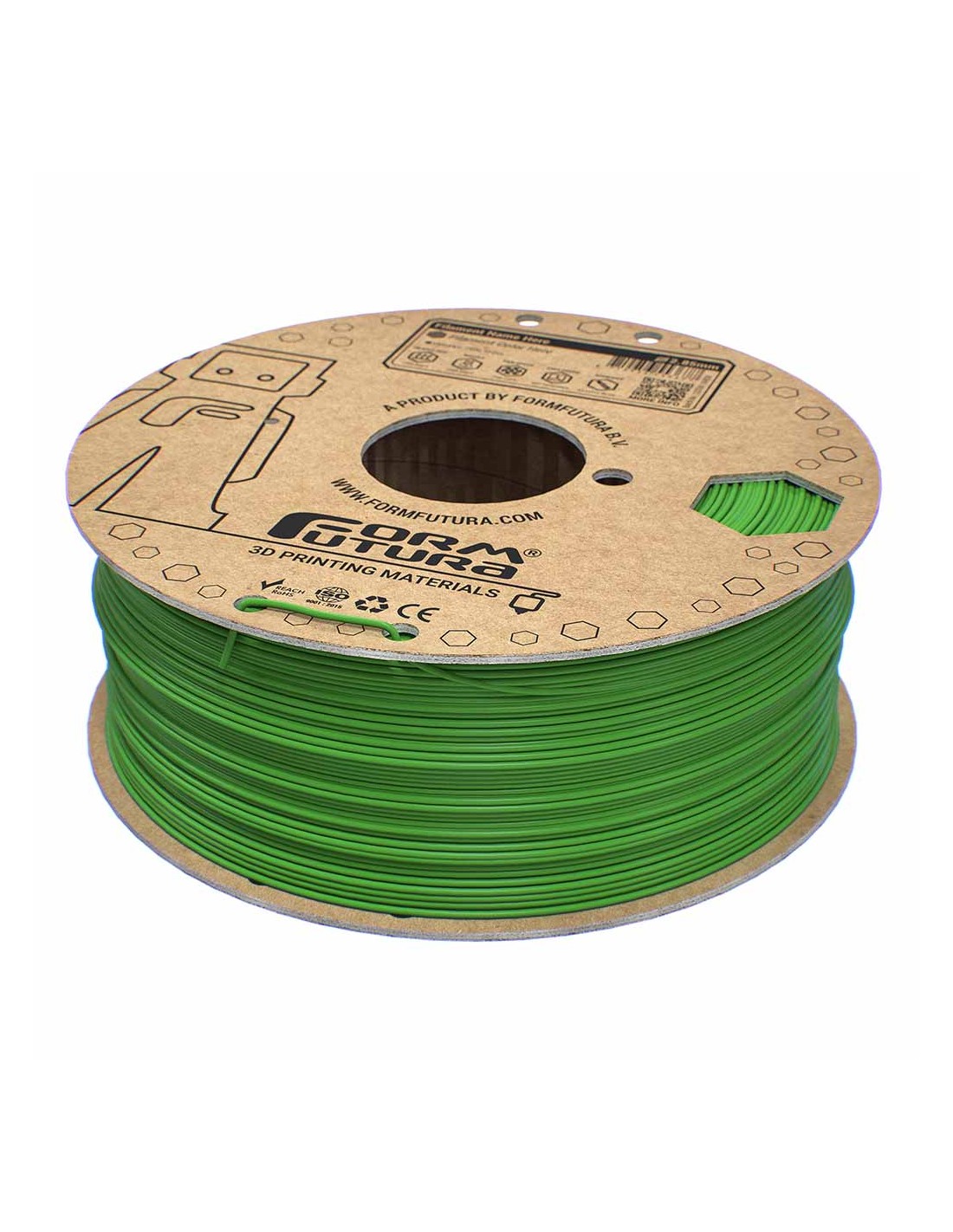 FormFutura EasyFil ePLA | Filamento para impresión 3D | 1,75mm (1Kg) | Verde amarillo