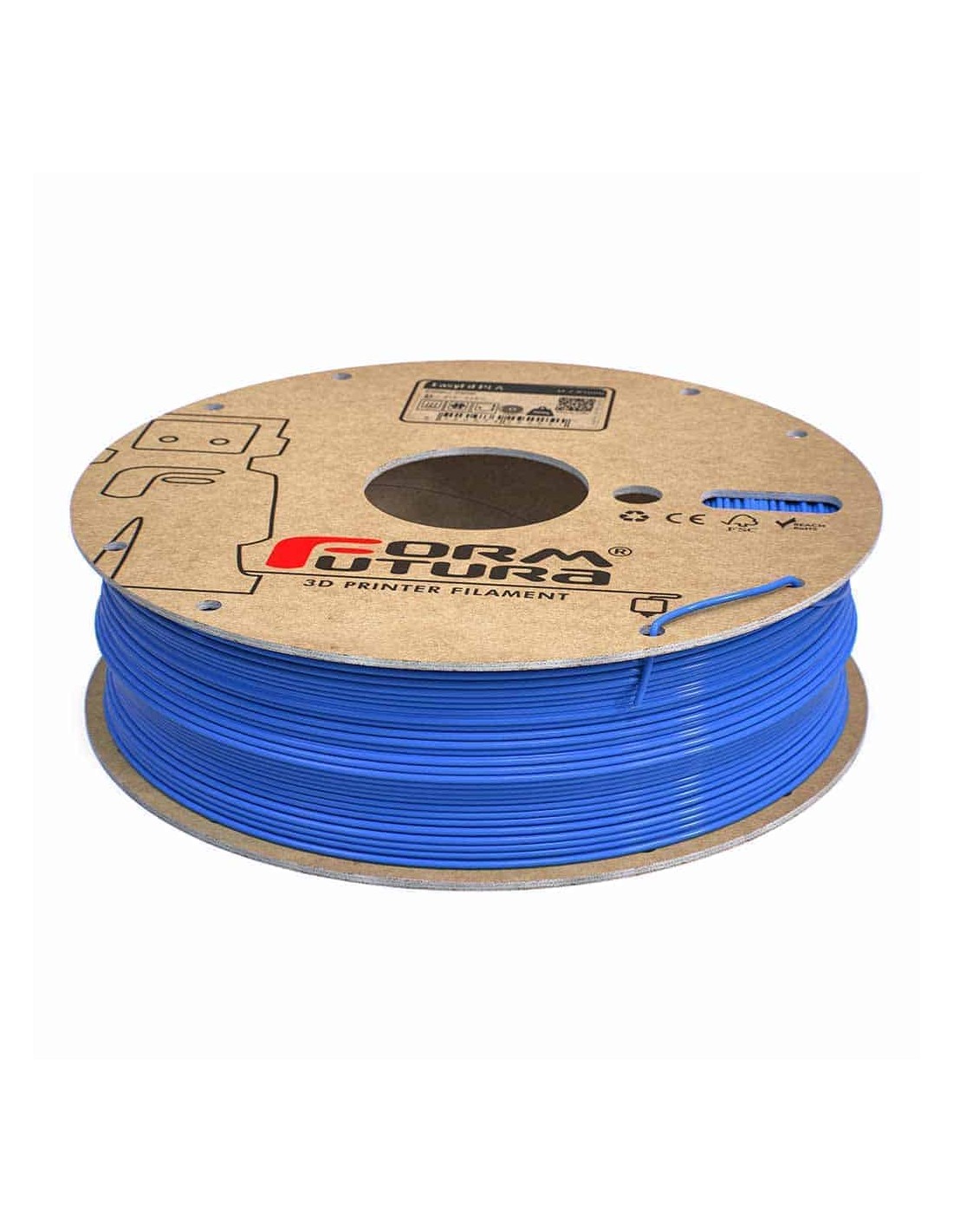 FormFutura EasyFil PLA | Filamento para impresión 3D | 1,75mm (0,75Kg) | Azul medio