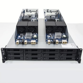 UC3200 NAS 12 baies pour disques durs Double contrôleur Xeon D-1521 4 cœurs 2.4GHz jusqu'à 2.7GHz - 16GB DDR4 ECC (max 128GB)