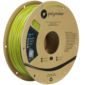 Polymaker PolyLite PLA | 3D-Druck Filament | 1,75 mm (1Kg) | Olivgrün