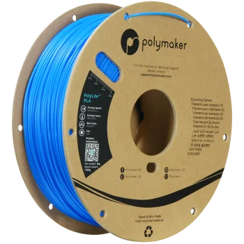 Polymaker PolyLite PLA : 3D-Druck Filament : 1,75 mm (1Kg) : Hellblau