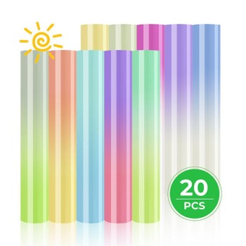 xTool Sun Color Changing Heat Transfer Vinyl - 20-pack