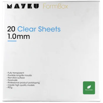 Mayku FormBox | Clear Sheets 1.0mm | (20 Pack)