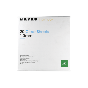 Mayku FormBox | Clear Sheets  1.0mm | (20 Pack)