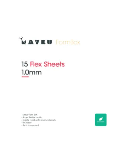 Mayku FormBox | Flex-ark 1,0 mm | ( 15 pakker )