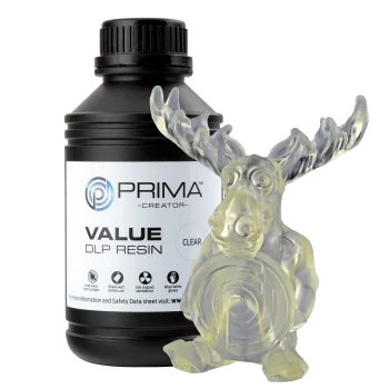 PrimaCreator Value UV / DLP Resin - 500 ml - Clear