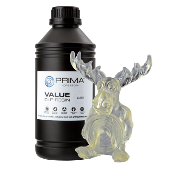 PrimaCreator Value UV / DLP Resin - 1000 ml - Clear