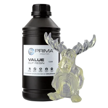 PrimaCreator Value UV / DLP Resin - 1000 ml - Clear