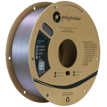 Polymaker PolyLite PLA Starlight | Filamento para impresión 3D | 1,75 mm (1Kg) | Violeta Mercurio